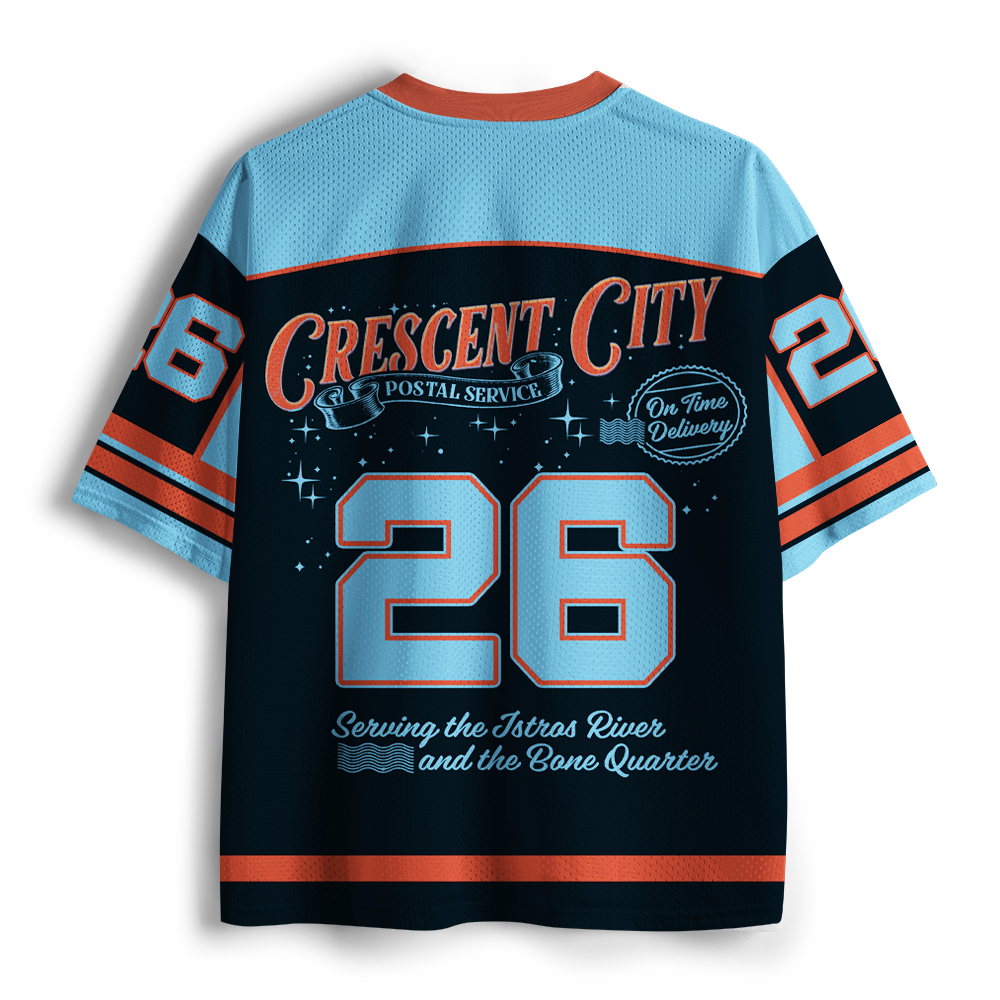 Pagewings Fantasy Novel Lovers Unisex Mesh Jersey