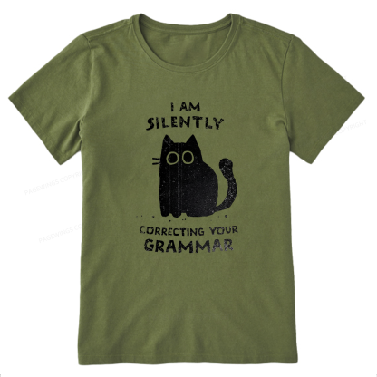 Pagewing Silently Correcting Your Grammar16058 Bookish Unisex Classic T-shirt