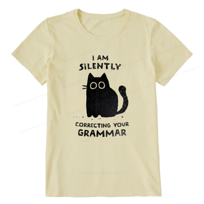 Pagewing Silently Correcting Your Grammar16058 Bookish Unisex Classic T-shirt