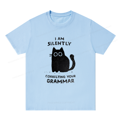 Pagewing Silently Correcting Your Grammar16058 Bookish Unisex Classic T-shirt