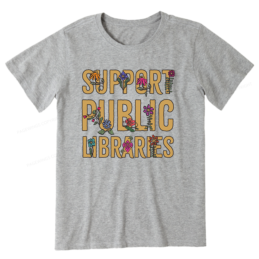 Pagewing Support Public Libraries16077 Bookish Unisex Classic T-shirt