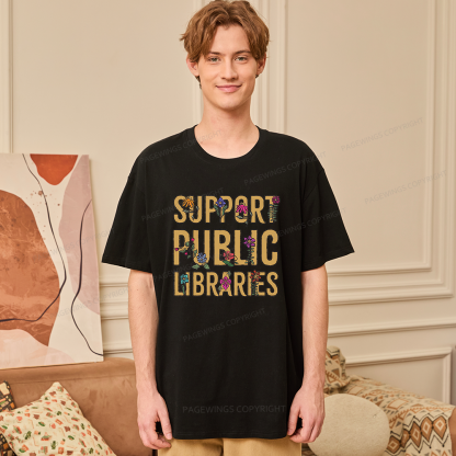 Pagewing Support Public Libraries16077 Bookish Unisex Classic T-shirt