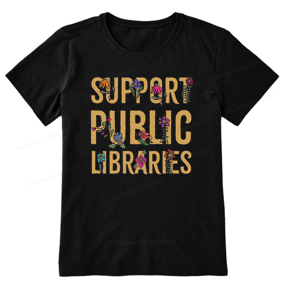 Pagewing Support Public Libraries16077 Bookish Unisex Classic T-shirt