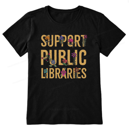 Pagewing Support Public Libraries16077 Bookish Unisex Classic T-shirt