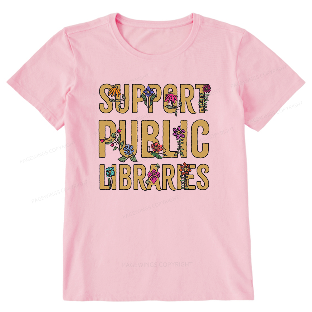 Pagewing Support Public Libraries16077 Bookish Unisex Classic T-shirt