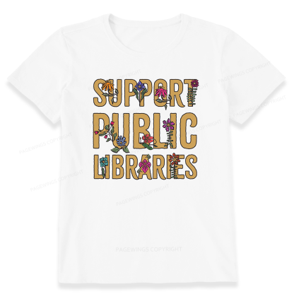 Pagewing Support Public Libraries16077 Bookish Unisex Classic T-shirt