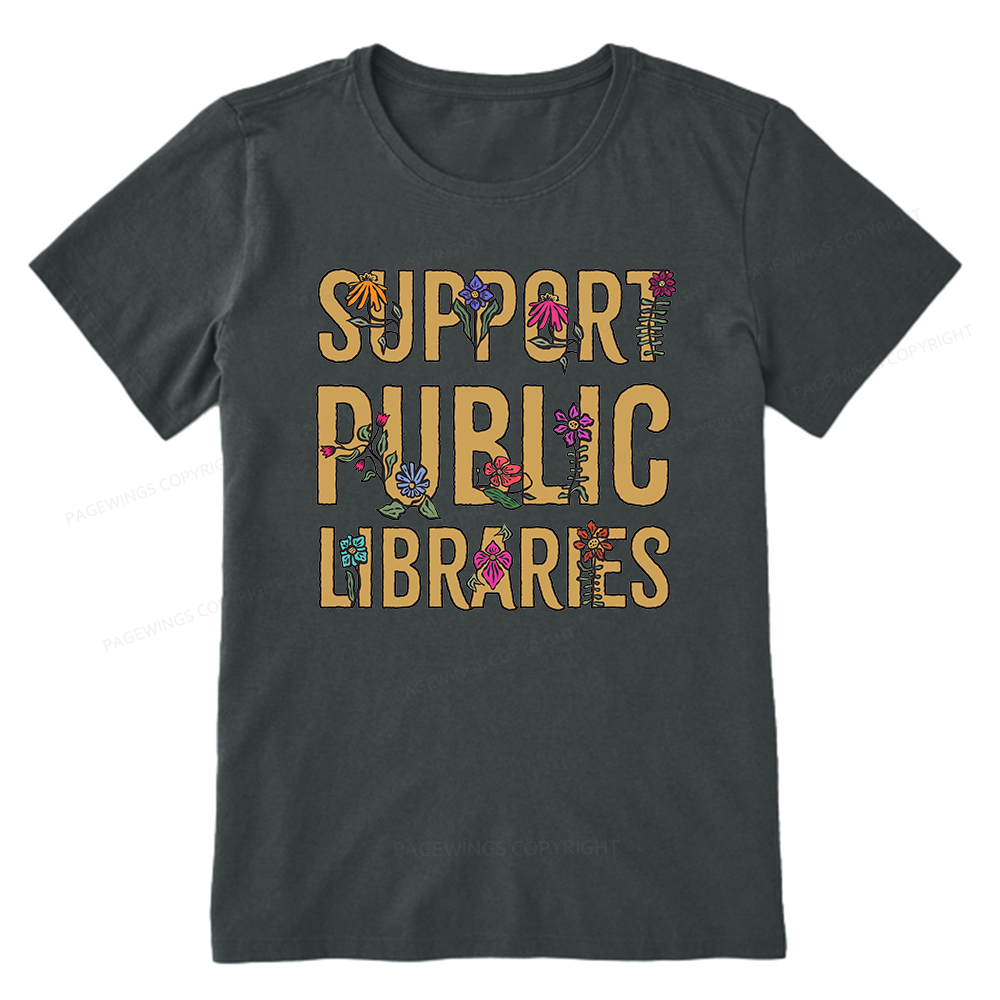 Pagewing Support Public Libraries16077 Bookish Unisex Classic T-shirt