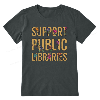 Pagewing Support Public Libraries16077 Bookish Unisex Classic T-shirt