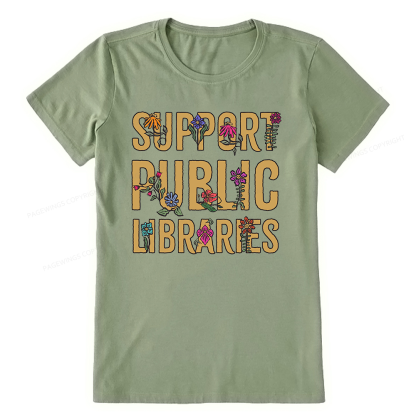 Pagewing Support Public Libraries16077 Bookish Unisex Classic T-shirt