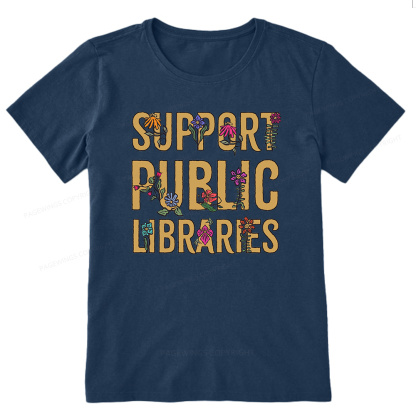 Pagewing Support Public Libraries16077 Bookish Unisex Classic T-shirt