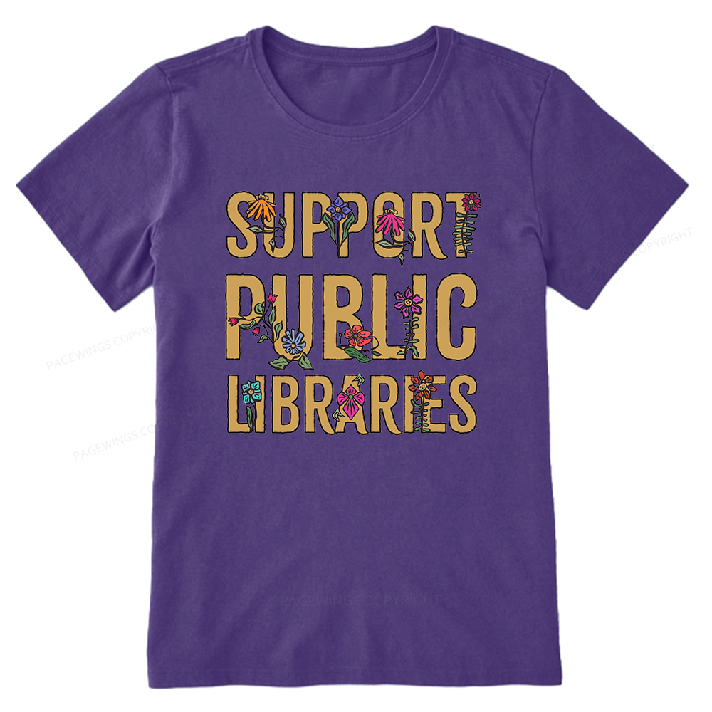 Pagewing Support Public Libraries16077 Bookish Unisex Classic T-shirt