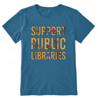 Pagewing Support Public Libraries16077 Bookish Unisex Classic T-shirt