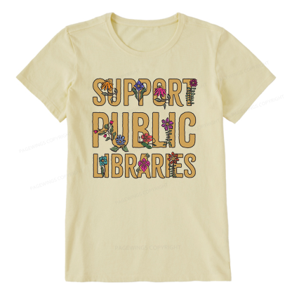 Pagewing Support Public Libraries16077 Bookish Unisex Classic T-shirt