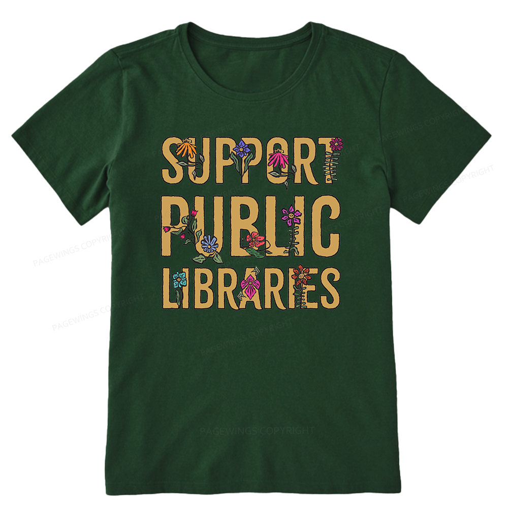 Pagewing Support Public Libraries16077 Bookish Unisex Classic T-shirt