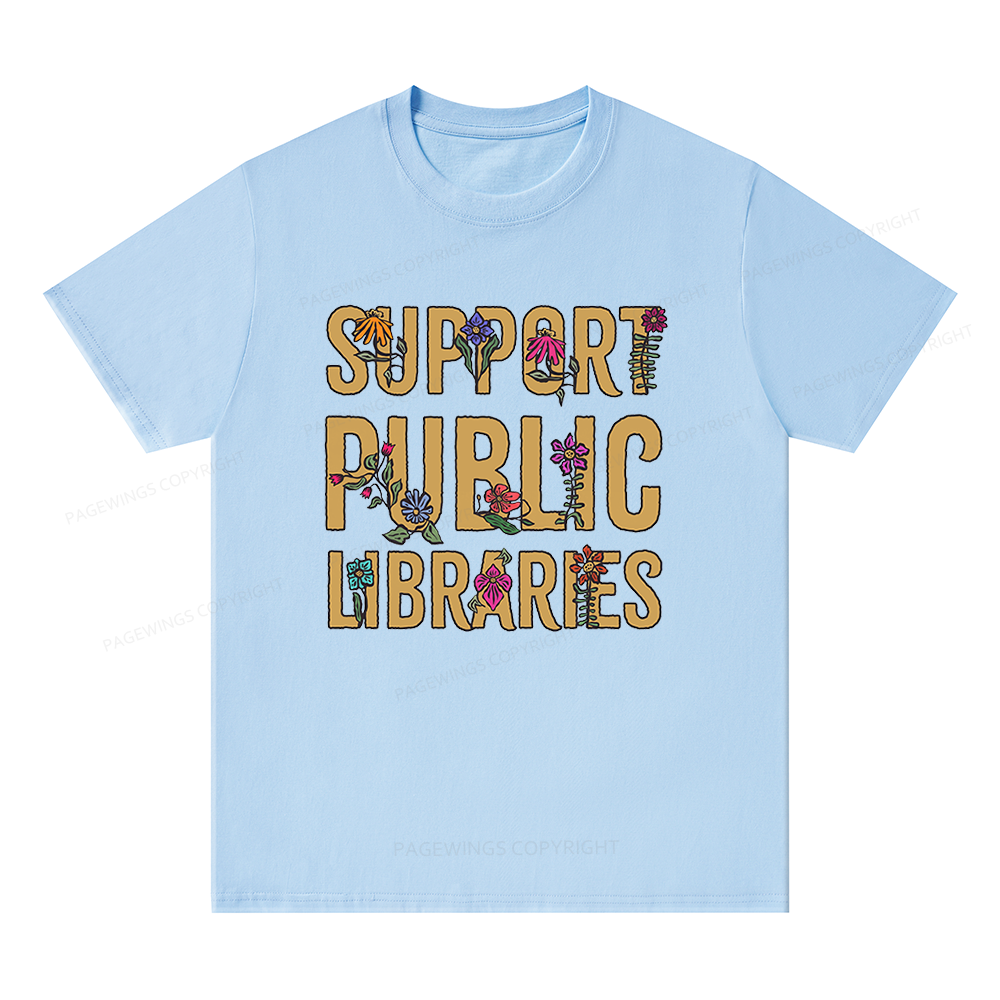 Pagewing Support Public Libraries16077 Bookish Unisex Classic T-shirt