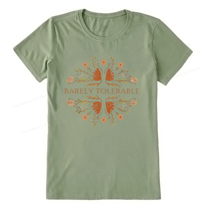 Pagewings Barely Tolerable15968 Bookish Unisex Classic T-shirt