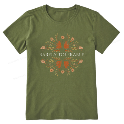 Pagewings Barely Tolerable15968 Bookish Unisex Classic T-shirt