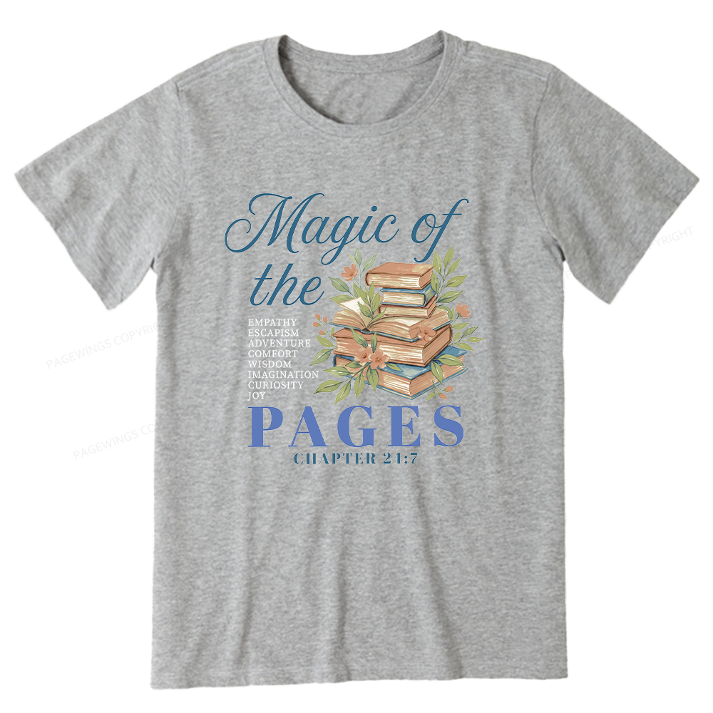Pagewings Magic Of The Pages15610 Bookish Unisex Classic T-shirt