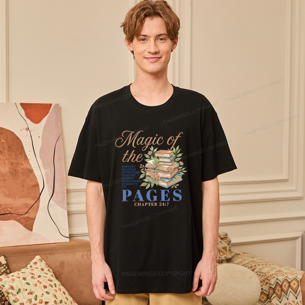 Pagewings Magic Of The Pages15610 Bookish Unisex Classic T-shirt