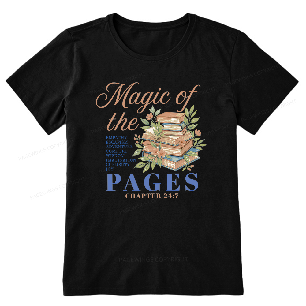 Pagewings Magic Of The Pages15610 Bookish Unisex Classic T-shirt
