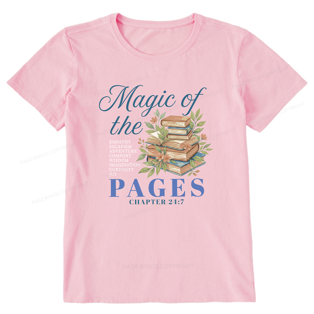 Pagewings Magic Of The Pages15610 Bookish Unisex Classic T-shirt