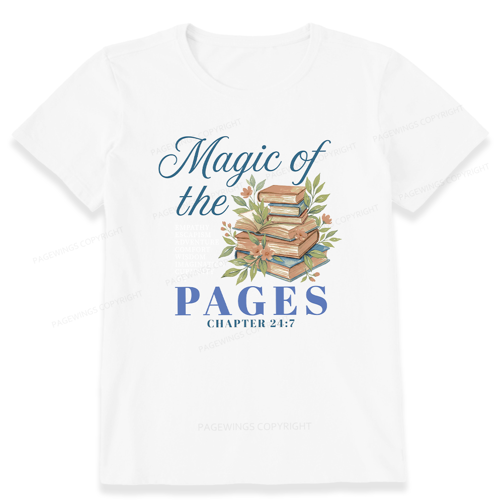 Pagewings Magic Of The Pages15610 Bookish Unisex Classic T-shirt