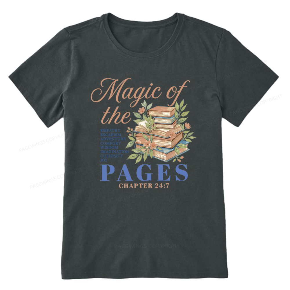 Pagewings Magic Of The Pages15610 Bookish Unisex Classic T-shirt