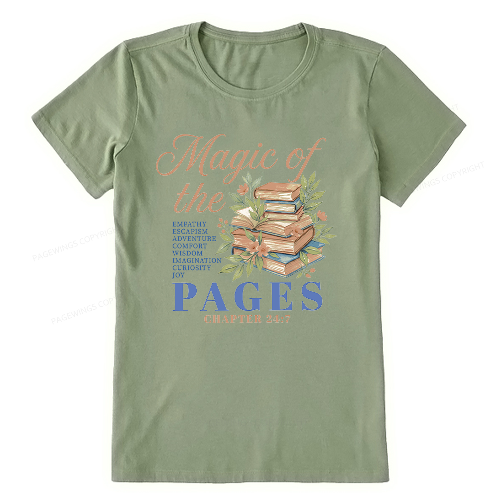 Pagewings Magic Of The Pages15610 Bookish Unisex Classic T-shirt