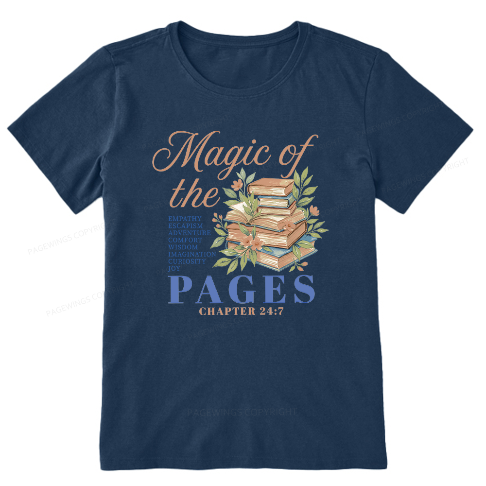 Pagewings Magic Of The Pages15610 Bookish Unisex Classic T-shirt