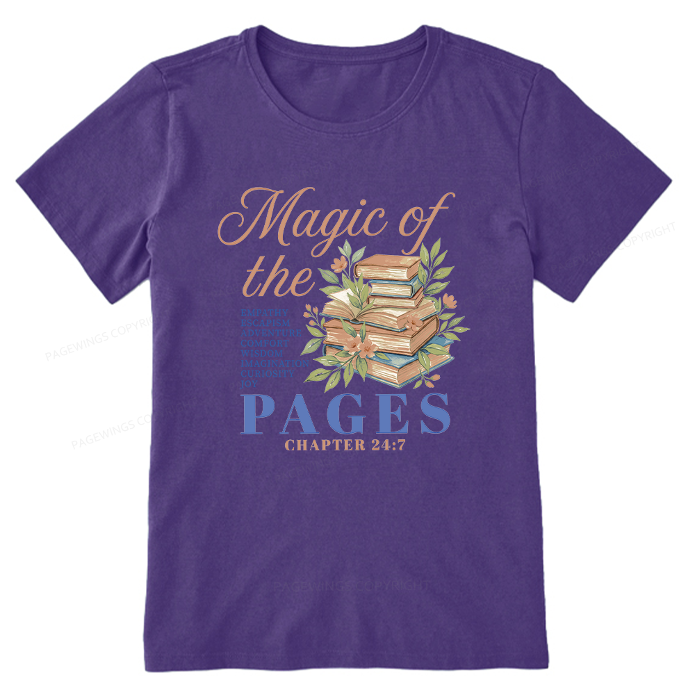 Pagewings Magic Of The Pages15610 Bookish Unisex Classic T-shirt