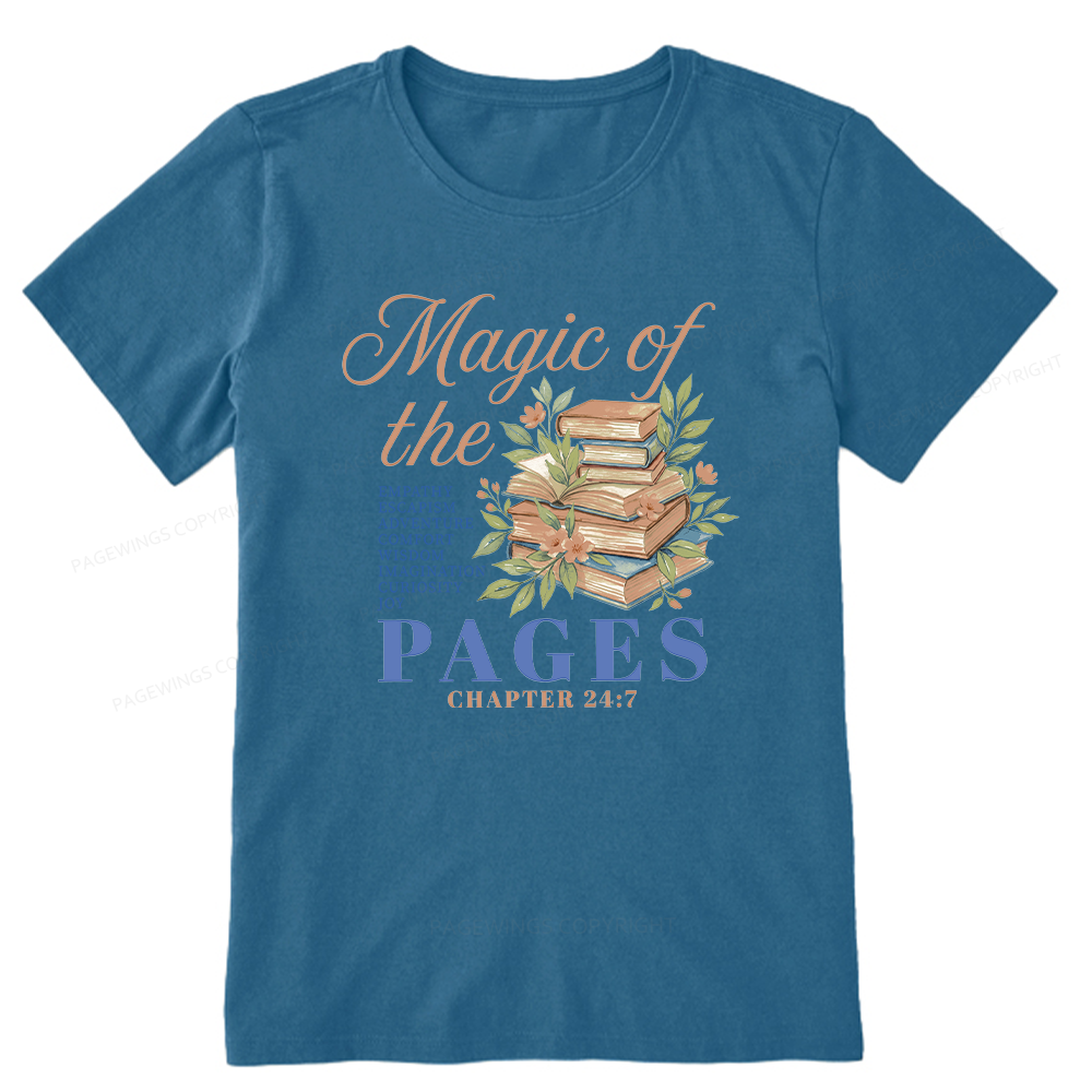 Pagewings Magic Of The Pages15610 Bookish Unisex Classic T-shirt