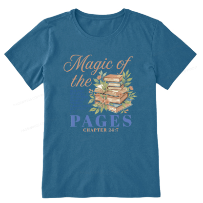 Pagewings Magic Of The Pages15610 Bookish Unisex Classic T-shirt