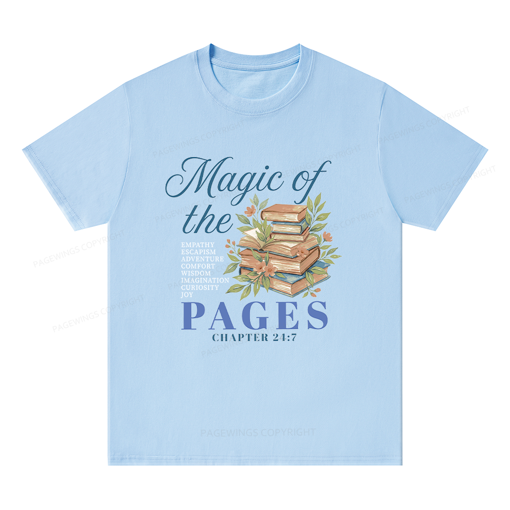 Pagewings Magic Of The Pages15610 Bookish Unisex Classic T-shirt
