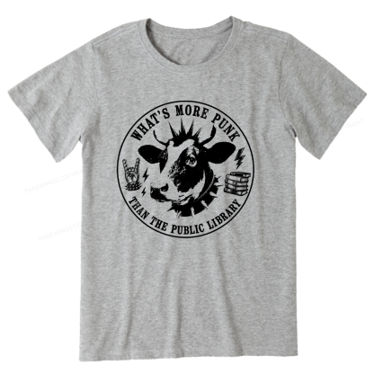 Pagewings More Punk Than The Public Library16009 Bookish Unisex Classic T-shirt