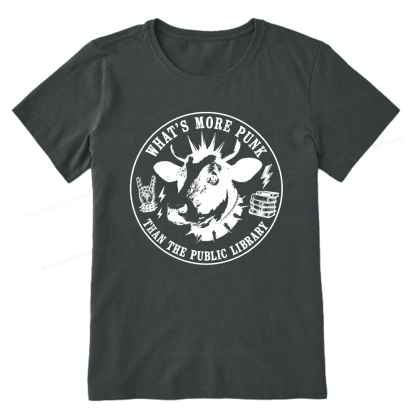 Pagewings More Punk Than The Public Library16009 Bookish Unisex Classic T-shirt