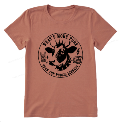 Pagewings More Punk Than The Public Library16009 Bookish Unisex Classic T-shirt