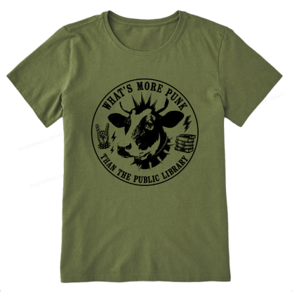 Pagewings More Punk Than The Public Library16009 Bookish Unisex Classic T-shirt