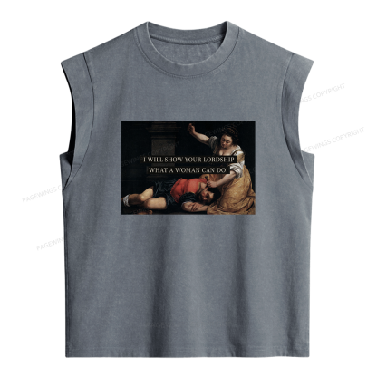 Pagewing I Will Show Your Lordship Women's Washed Tank Top