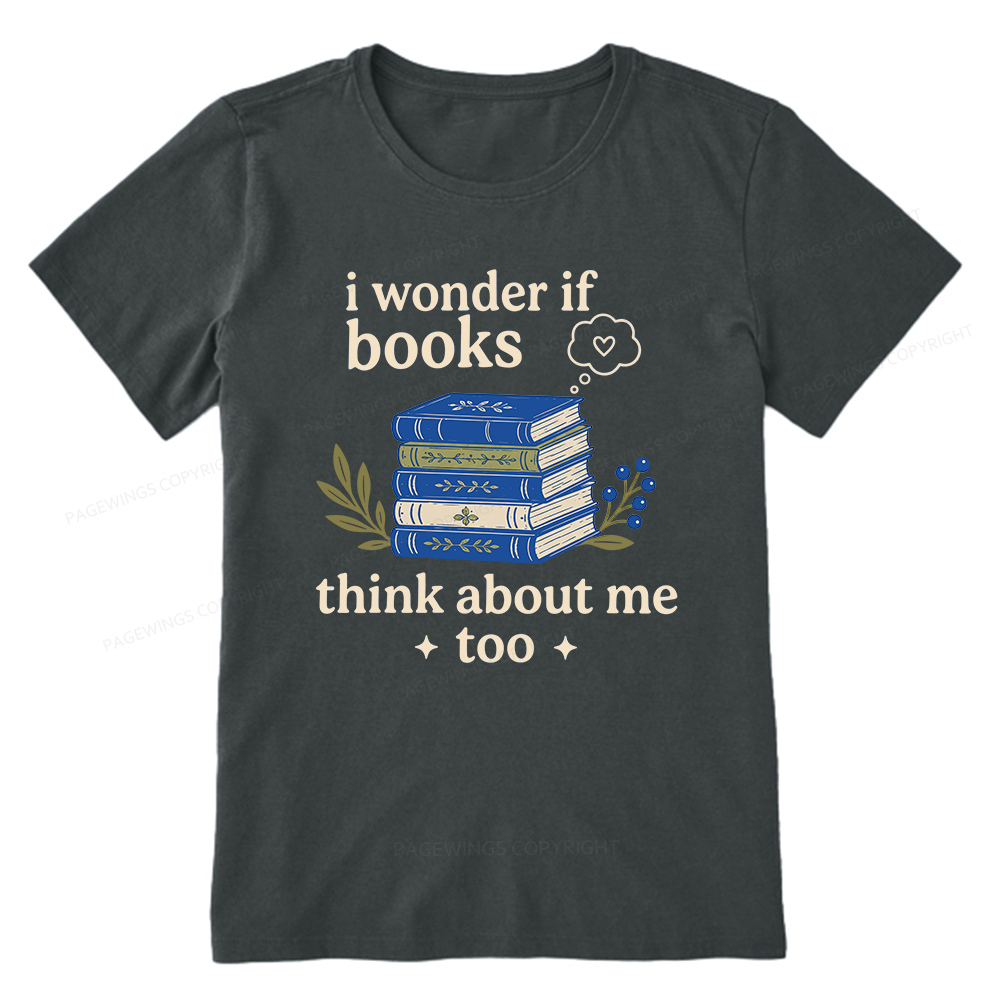 Pagewing Think About Me Bookish Unisex Classic T-shirt