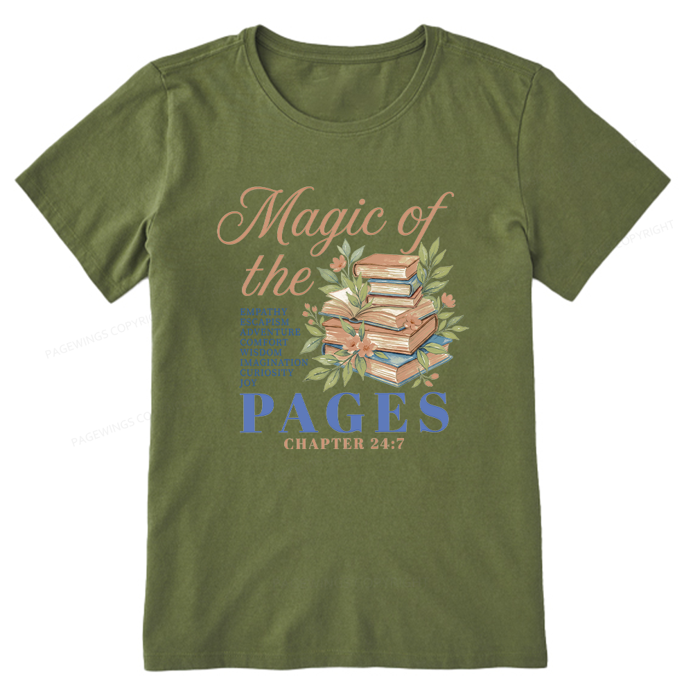 Pagewings Magic Of The Pages Bookish Unisex Classic T-shirt