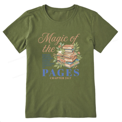 Pagewings Magic Of The Pages Bookish Unisex Classic T-shirt