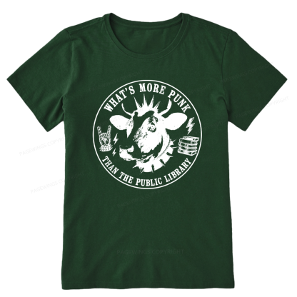 Pagewings More Punk Than The Public Library16009 Bookish Unisex Classic T-shirt