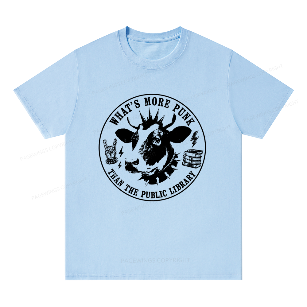 Pagewings More Punk Than The Public Library16009 Bookish Unisex Classic T-shirt