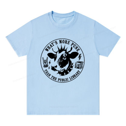 Pagewings More Punk Than The Public Library16009 Bookish Unisex Classic T-shirt