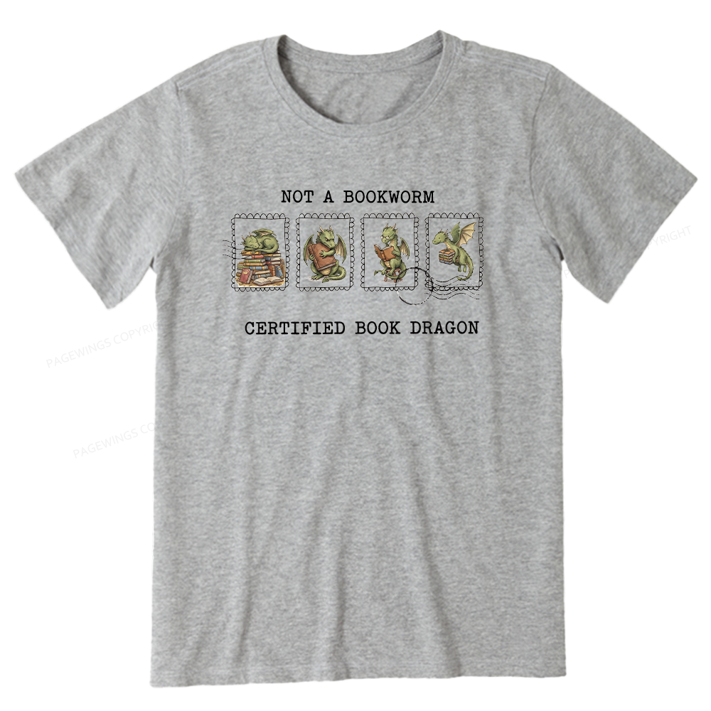 Pagewings Rainy Book Dragon15422 Bookish Unisex Classic T-shirt