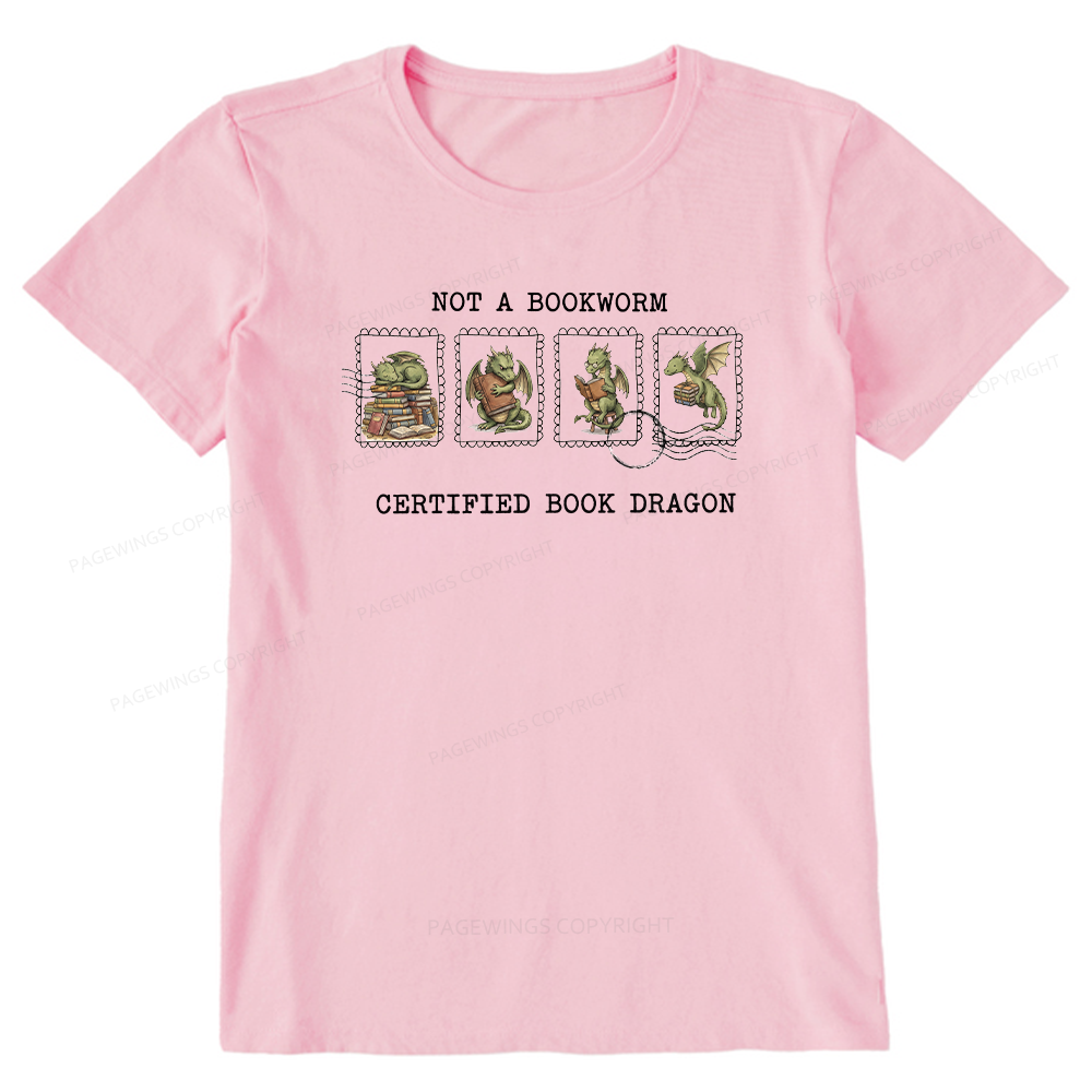 Pagewings Rainy Book Dragon15422 Bookish Unisex Classic T-shirt