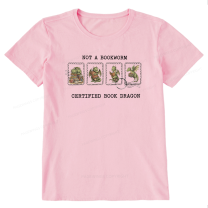 Pagewings Rainy Book Dragon15422 Bookish Unisex Classic T-shirt