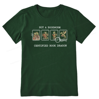 Pagewings Rainy Book Dragon15422 Bookish Unisex Classic T-shirt