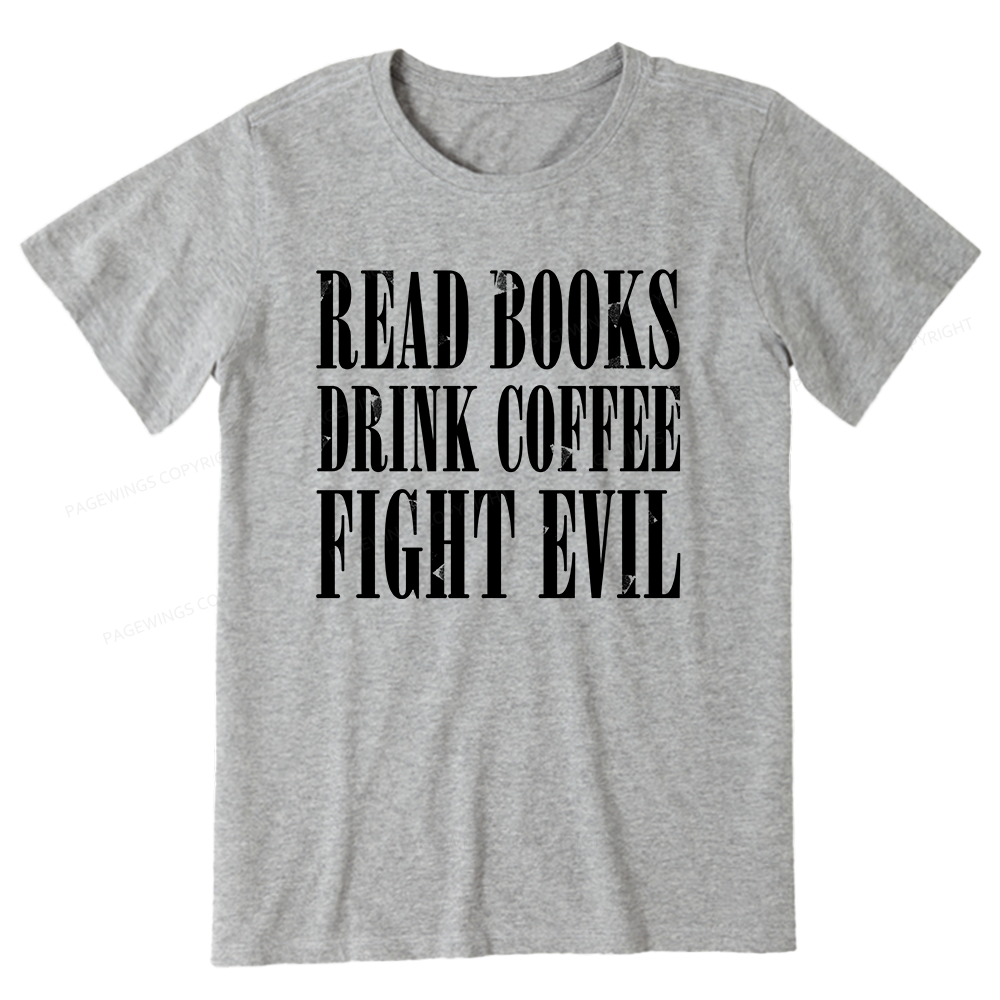 Pagewings Read Books Drink Coffee15851 Bookish Unisex Classic T-shirt