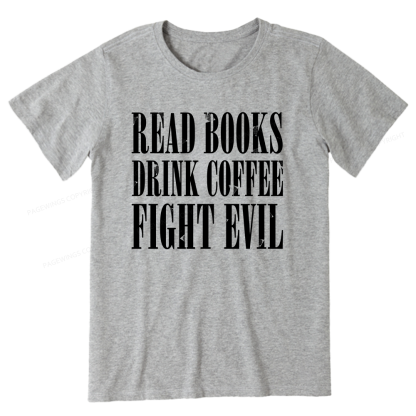Pagewings Read Books Drink Coffee15851 Bookish Unisex Classic T-shirt